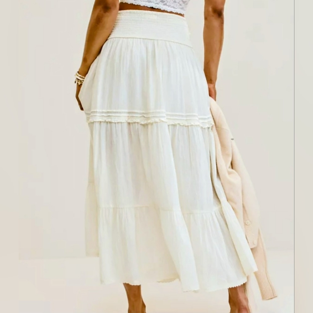 Aerie Boho Button Maxi Skirt - Picture 6 of 10